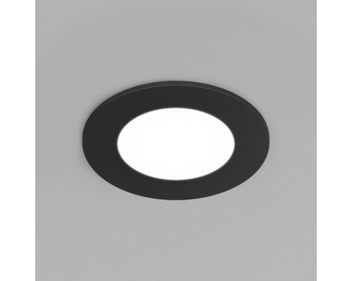 DK3101-BK Встраиваемый влагозащищенный светильник, IP65, до 10 Вт, LED, GU5,3, черный