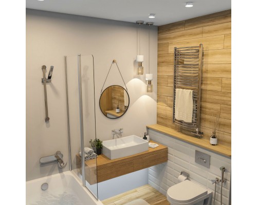 DK2403-WH Встраиваемый светильник влагозащ., IP 44, 15 Вт, GU10, белый, алюминий