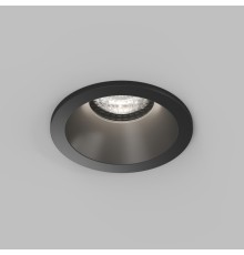 Встраиваемый влагозащищённый светильник COVE, IP44, до 15 Вт LED, GU10, алюминий, чёрный