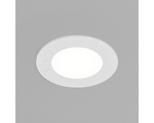 DK3101-WH Встраиваемый влагозащищенный светильник, IP65, до 10 Вт, LED, GU5,3, белый