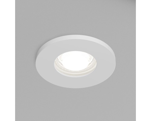 DK2036-WH Встраиваемый светильник влагозащ., IP 44, до 15 Вт, GU10, LED, белый, алюминий