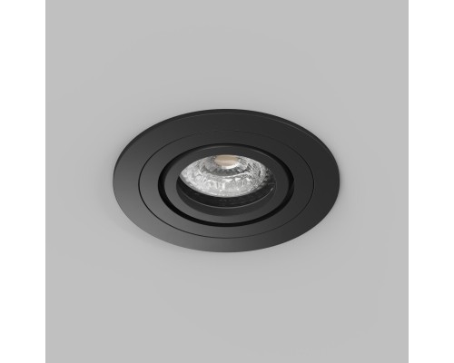 Встраиваемый влагозащищённый светильник HYDRO, IP44, до 15 Вт LED, GU10, алюминий, чёрный