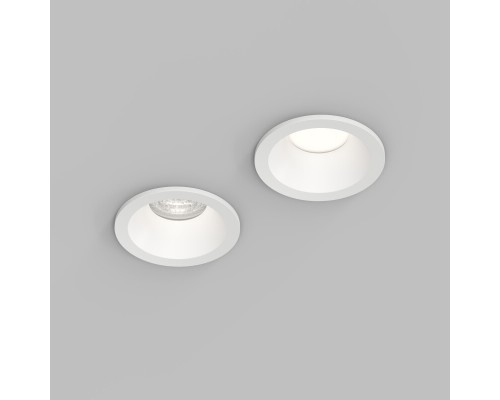 Встраиваемый влагозащищённый светильник COVE, IP44, до 15 Вт LED, GU10, алюминий, белый