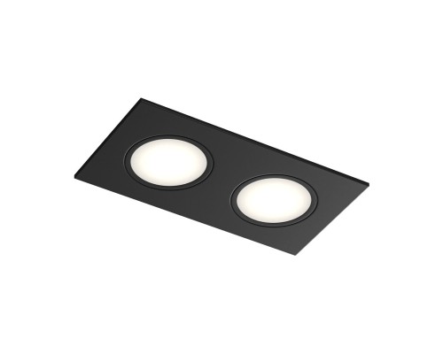 Встраиваемый влагозащищенный светильник PORT, 2?15 Вт макс., LED, GU5.3, IP65, корпус из полимера, цвет чёрный