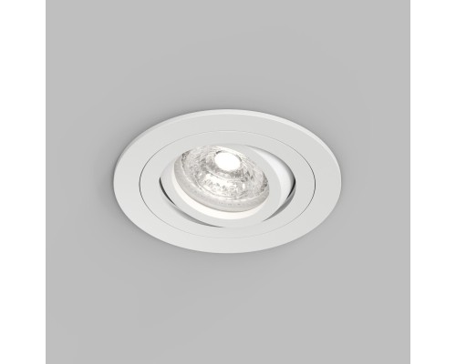 DK2110-WH Встраиваемый влагозащищённый светильник HYDRO, IP44, до 15 Вт LED, GU10, алюминий, белый