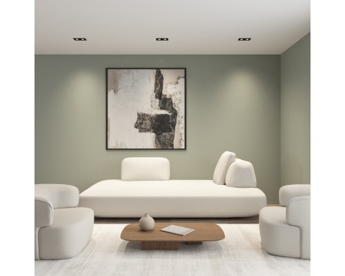 Встраиваемый влагозащищённый светильник HYDRO, IP44, 2?15 Вт LED макс., GU10, алюминий, чёрный