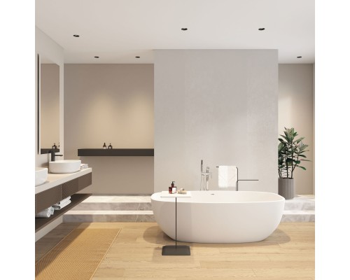 DK3103-BK Встраиваемый влагозащищенный светильник, IP 65, 10 Вт, GU5.3, LED, черный, пластик