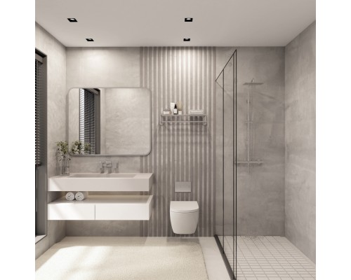 Встраиваемый влагозащищенный светильник DEEP, IP65, 15 Вт, GU5.3, LED, черный, пластик