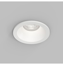 Встраиваемый влагозащищённый светильник COVE, IP44, до 15 Вт LED, GU10, алюминий, белый