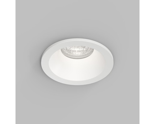 Встраиваемый влагозащищённый светильник COVE, IP44, до 15 Вт LED, GU10, алюминий, белый