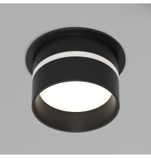 DK2404-BK Встраиваемый светильник влагозащ., IP 44, до 15 Вт, GU10, черный, алюминий