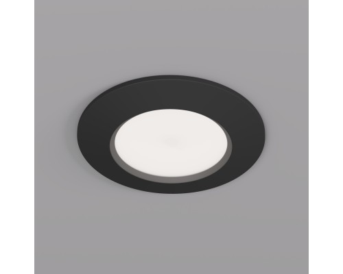 DK3016-BK Встраиваемый светильник влагозащ., IP 65, 50 Вт, GU10, черный, алюминий