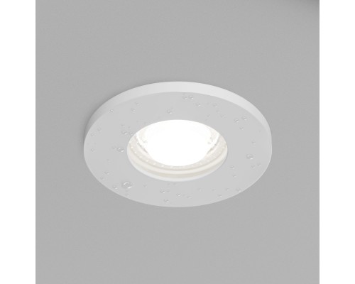 DK2036-WH Встраиваемый светильник влагозащ., IP 44, до 15 Вт, GU10, LED, белый, алюминий