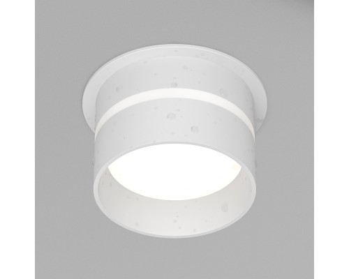 DK2404-WH Встраиваемый светильник влагозащ., IP 44, до 15 Вт, GU10, белый, алюминий