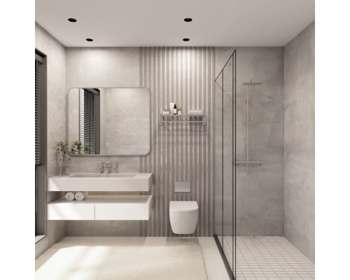 Встраиваемый влагозащищенный светильник KIBEK, IP65, 15 Вт, GU5.3, LED, черный, пластик