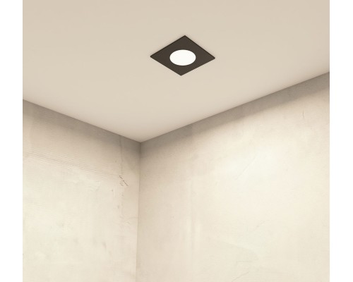 DK3102-BK Встраиваемый влагозащищенный светильник, IP65, до 10 Вт, LED, GU5,3, черный