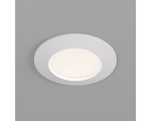 DK3016-WH Встраиваемый светильник влагозащ., IP 65, 50 Вт, GU10, белый, алюминий