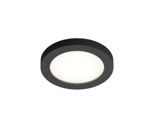 DK3012-BK Встраиваемый светильник влагозащ., IP 44, 50 Вт, GU10, черный, алюминий