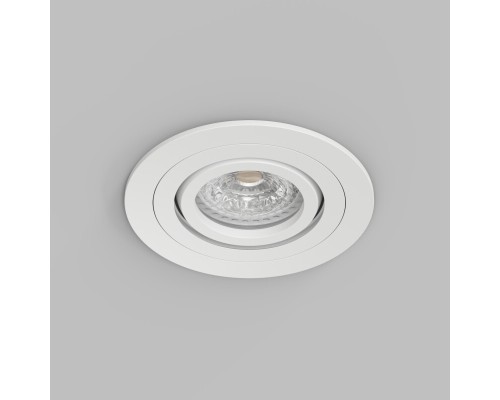 DK2110-WH Встраиваемый влагозащищённый светильник HYDRO, IP44, до 15 Вт LED, GU10, алюминий, белый