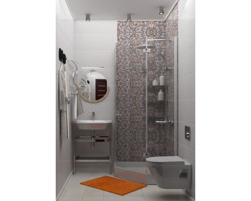 DK3007-BK Накладной светильник влагозащ., IP 44, 15 Вт, GU10, черный, алюминий