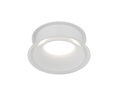 DK2403-WH Встраиваемый светильник влагозащ., IP 44, 15 Вт, GU10, белый, алюминий