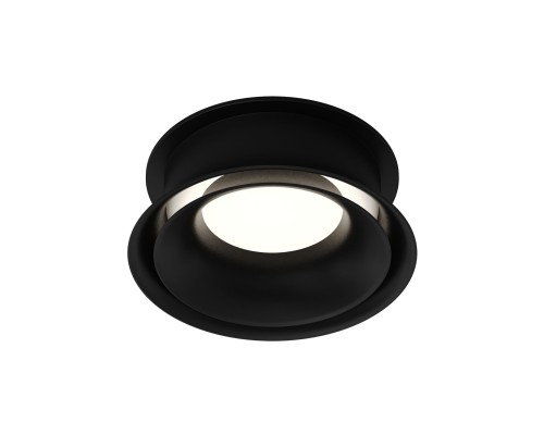 DK2403-BK Встраиваемый светильник влагозащ., IP 44, 10 Вт, GU10, черный, алюминий