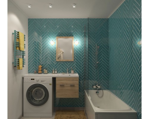 DK2404-WH Встраиваемый светильник влагозащ., IP 44, до 15 Вт, GU10, белый, алюминий