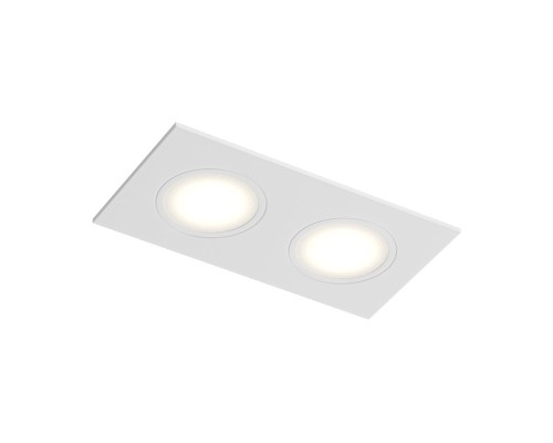 Встраиваемый влагозащищенный светильник PORT, 2?15 Вт макс., LED, GU5.3, IP65, корпус из полимера, цвет белый