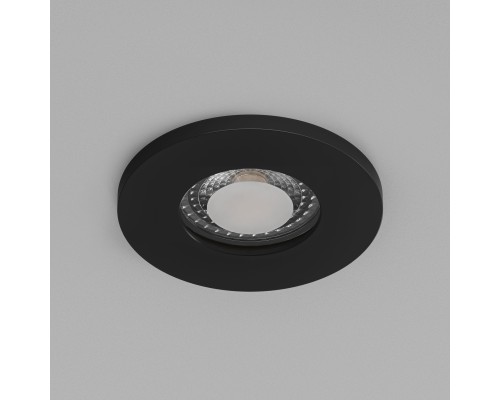 DK2036-BK Встраиваемый светильник влагозащ., IP 44, до 15 Вт, GU10, LED, черный, алюминий