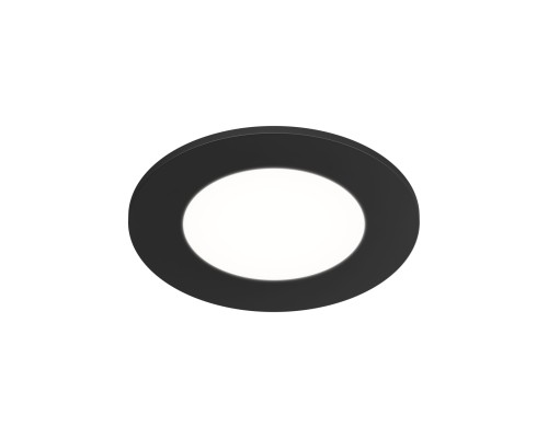 DK3101-BK Встраиваемый влагозащищенный светильник, IP65, до 10 Вт, LED, GU5,3, черный