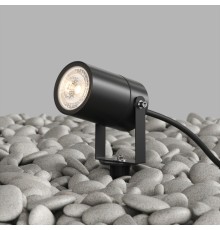 DK9800-BK Грунтовый светильник MOSS, IP65, GU10 LED, до 15 Вт, черный, алюминий