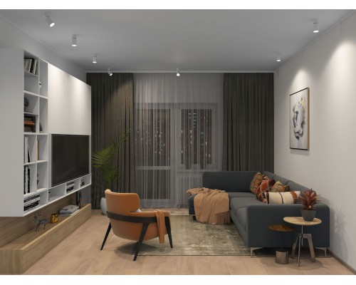 DK2029-WH Светильник накладной IP 20, 50 Вт, GU10, белый, алюминий