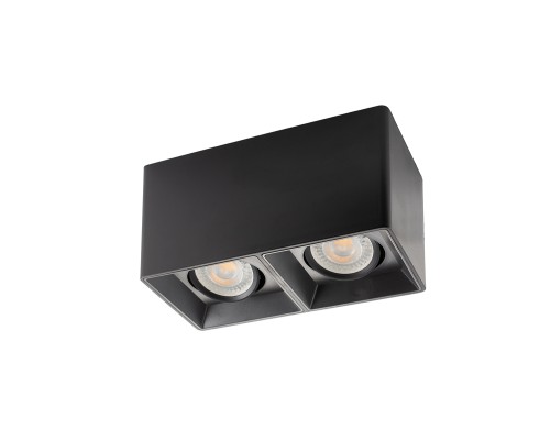 DK3035-BK Светильник накладной IP 20, 10 Вт, GU5.3, LED, черный, пластик