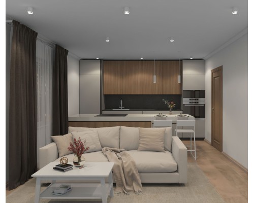 DK4013-WH Светильник накладной IP 20, 5 Вт, LED 4000, белый, алюминий/акрил