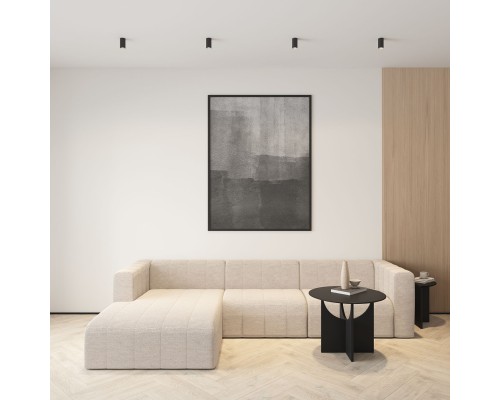 DK2008-BK Светильник накладной IP 20, 50 Вт, GU10, черный, алюминий