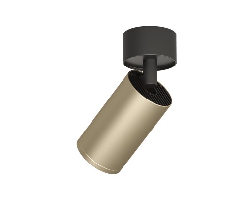 DK2029-BG Светильник накладной IP 20, 15 Вт, GU10, матовое золото с черным, алюминий