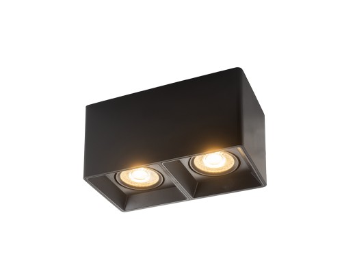 DK3035-BK Светильник накладной IP 20, 10 Вт, GU5.3, LED, черный, пластик