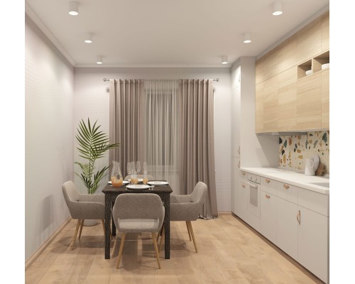 DK3040-WH Светильник накладной IP 20, 10 Вт, GU5.3, LED, белый, пластик