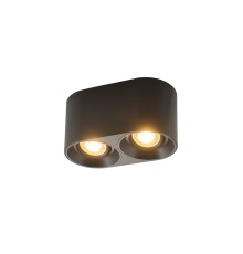 DK3036-BK Светильник накладной IP 20, 10 Вт, GU5.3, LED, черный, пластик