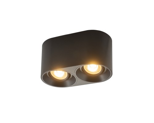 DK3036-BK Светильник накладной IP 20, 10 Вт, GU5.3, LED, черный, пластик