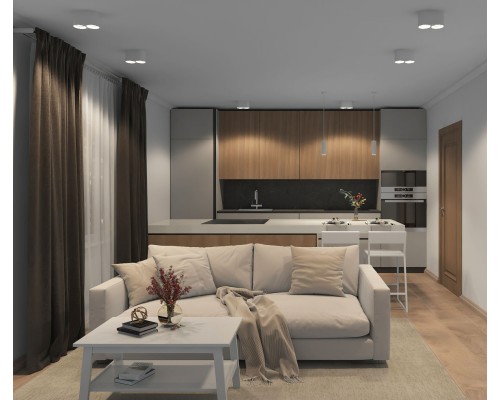 DK3036-WH Светильник накладной IP 20, 10 Вт, GU5.3, LED, белый, пластик