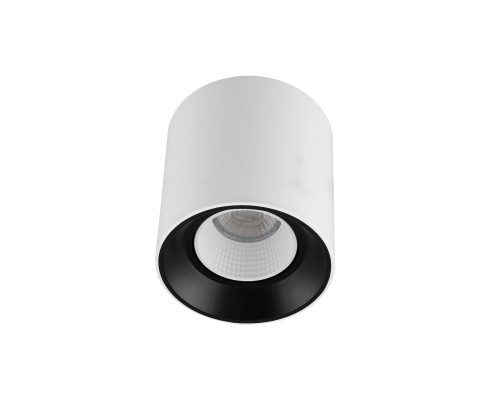 DK3090-WB+WH Светильник накладной IP 20, 10 Вт, GU5.3, LED, бело-черный/белый, пластик