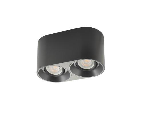 DK3036-BK Светильник накладной IP 20, 10 Вт, GU5.3, LED, черный, пластик