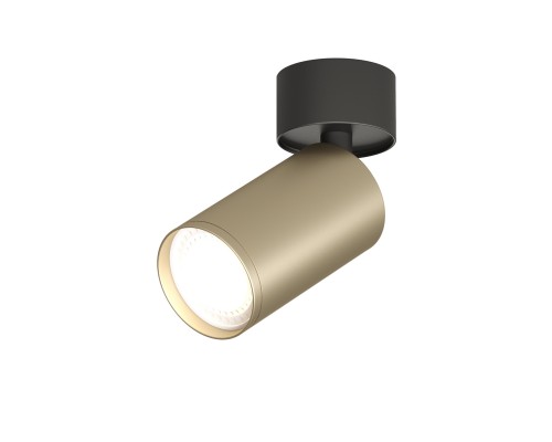 DK2029-BG Светильник накладной IP 20, 15 Вт, GU10, матовое золото с черным, алюминий