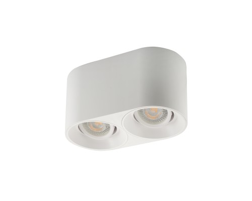 DK3036-WH Светильник накладной IP 20, 10 Вт, GU5.3, LED, белый, пластик