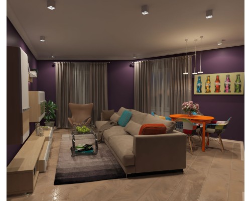 DK3030-WH Светильник накладной IP 20, 10 Вт, GU5.3, LED, белый, пластик