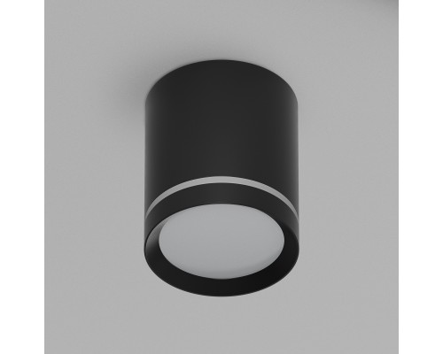 DK4016-BK Светильник накладной IP 20, 5 Вт, LED 3000, черный, алюминий/акрил