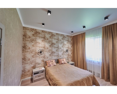 DK3080-BW+BK Светильник накладной IP 20, 10 Вт, GU5.3, LED, черно-белый/черный, пластик