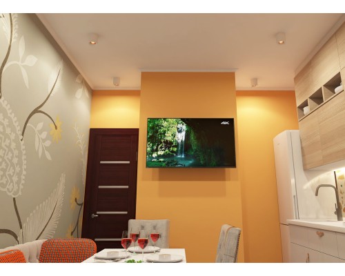 DK3090-WBR Светильник накладной, IP 20, 10 Вт, GU5.3, LED, белый/бронзовый, пластик