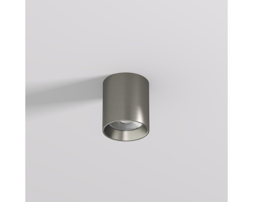 DK2610-DN Накладной светильник SHINE TUBE со светодиодом, D70*H80, IP20, 3000К, 10W, RA?90, темный никель, алюминий